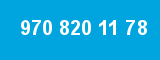 970 820 11 78 970 820 11 78